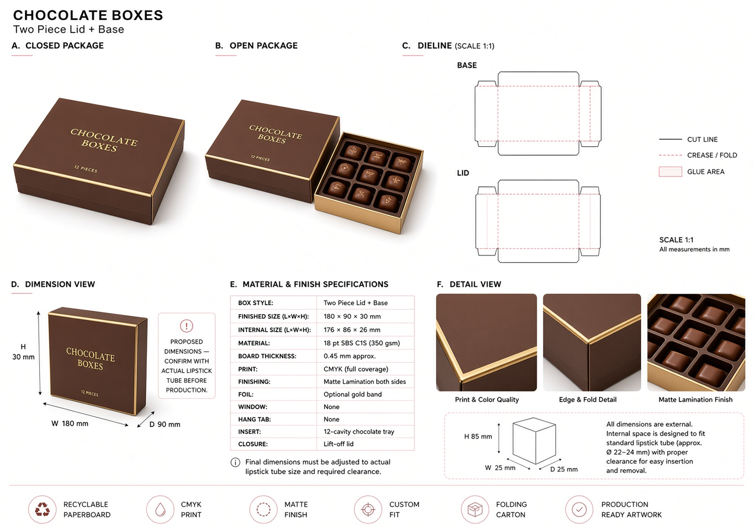 Choclate Boxes - BoxesMe